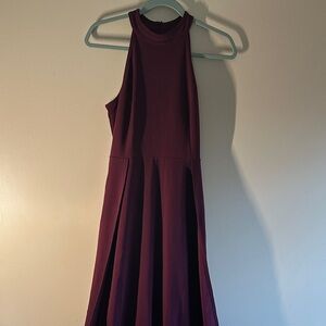 Chic Sleeveless Maxi Dress in Deep Purple